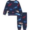 Baby Boy Dinosaur Pattern Sweater Set - Mixed Apparel Set - 4