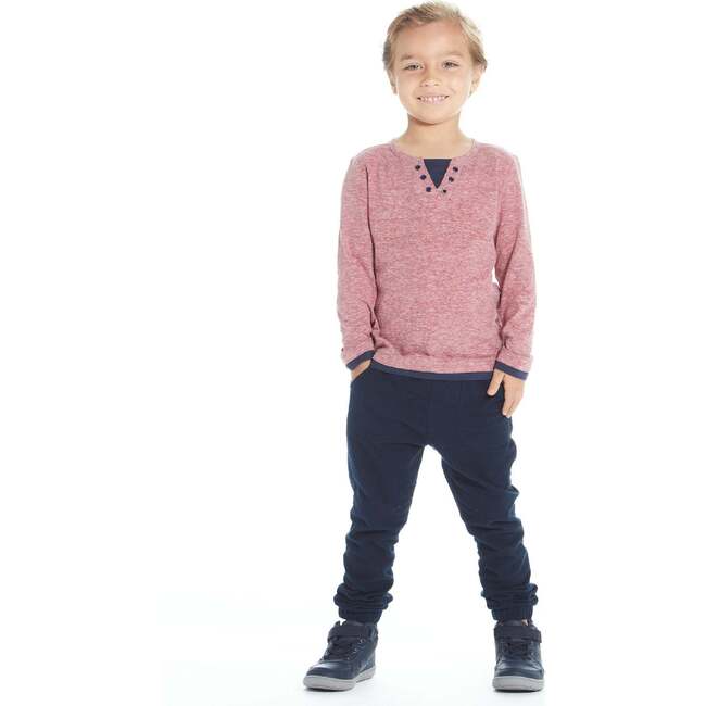 Boys Jersey Henley Tee - T-Shirts - 6