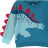Boys Teal Stegosaurus Sweater Set - Mixed Apparel Set - 7