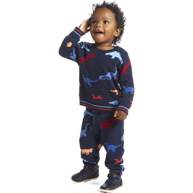 Baby Boy Dinosaur Pattern Sweater Set - Mixed Apparel Set - 7