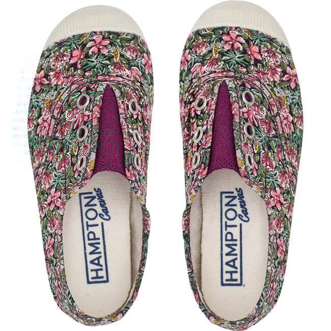 Plum Canvas Shoe, Ragged Robin - Sneakers - 1