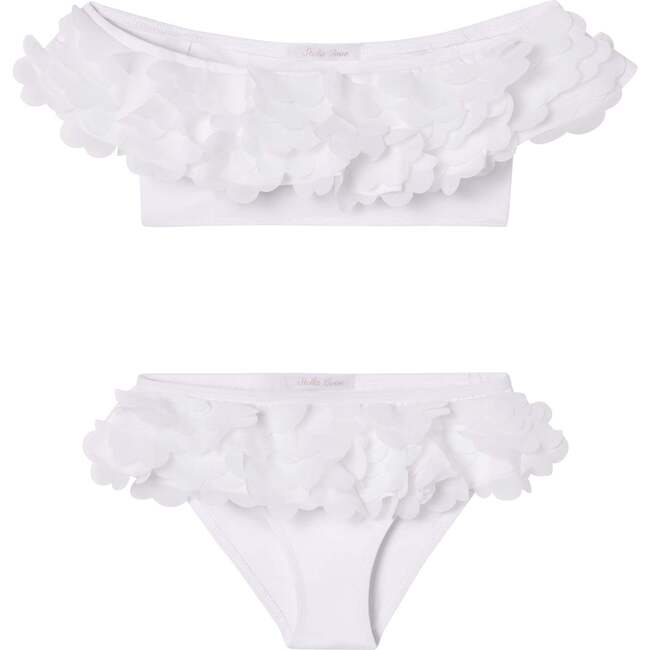 Cloud Petal Bikini, White - Two Pieces - 1
