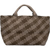 Women's St. Barths Medium Handwoven Tote Plaid, Driftwood - OS - Bags - 1 - thumbnail