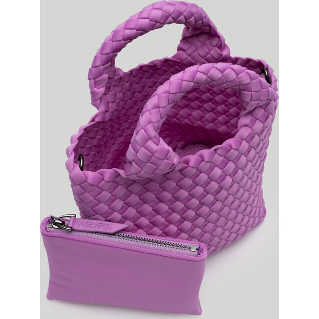 Women's St. Barths Petit Handwoven Tote, Orchid - OS - Bags - 3