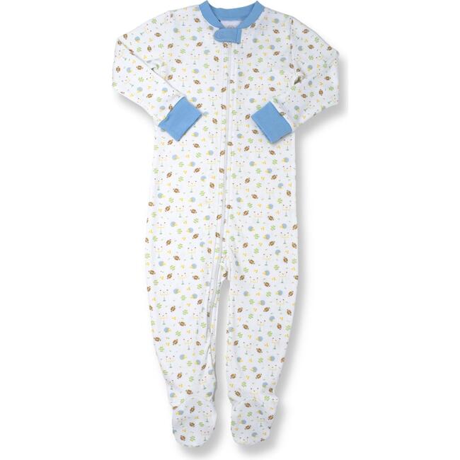 Once Upon A Time Football Print Onesie, White