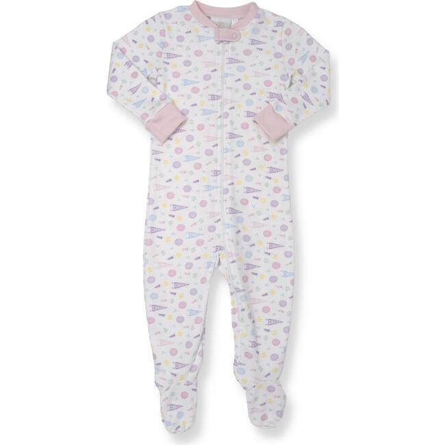 Once Upon A Time Cheer Print Onesie, Pink