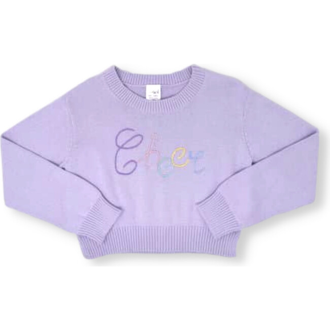 Stella Sweater, Purple Cheer