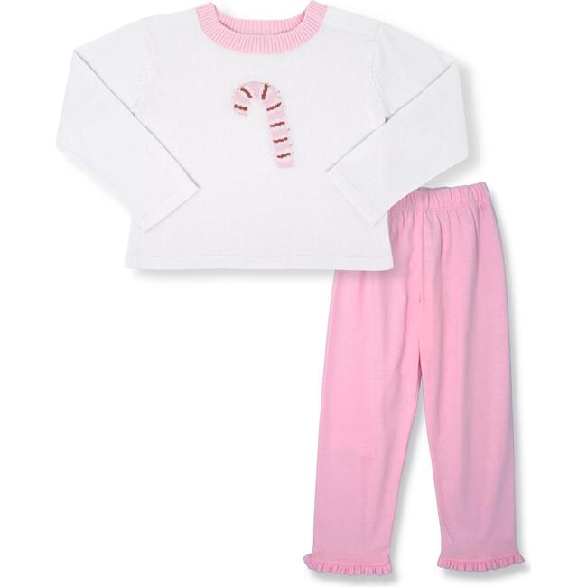 Cozy Up Sweater Pant Set, Candy Cane