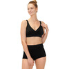 The Women's Maternity and Postpartum Boyshort, Black - Underwear - 1 - thumbnail