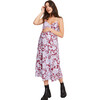 The Women's Short Ricky Slip Dress, Lilac Floral - Dresses - 1 - thumbnail