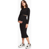 The Women's Body Midi Skirt, Black - Skirts - 2
