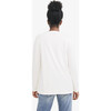 The Women's Longsleeve Nursing Tee, White - T-Shirts - 2