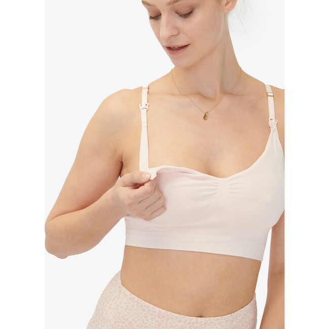 The Women's Essential Nursing and Pumping Bra, Petal - Bras - 3