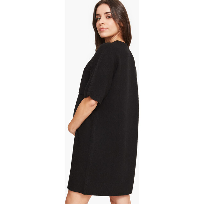 The Women's Reese Knit T-Shirt Dress, Black - Dresses - 3