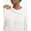 The Women's Longsleeve Nursing Tee, White - T-Shirts - 3