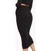 The Women's Body Midi Skirt, Black - Skirts - 3