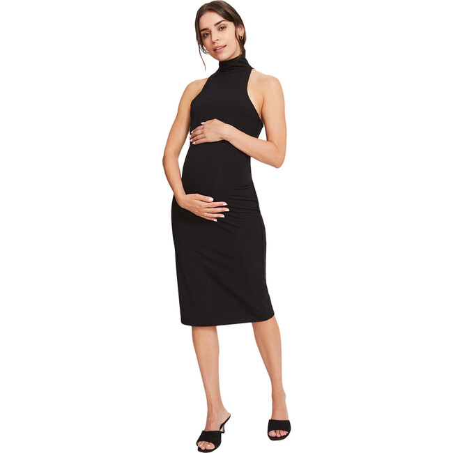 The Women's Body Halter Dress, Black - Dresses - 1
