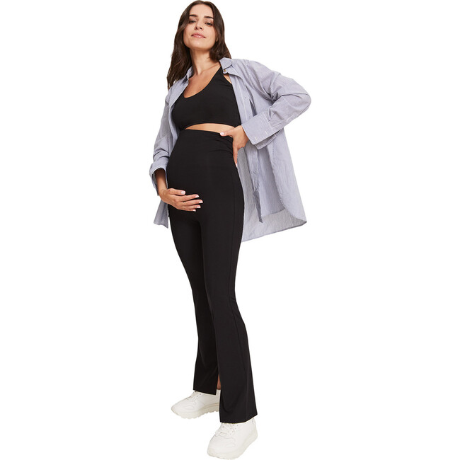 The Women's Body Flare Leg Pant, Black - Pants - 1