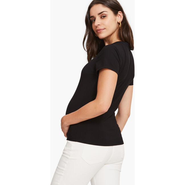 The Women's Body Crew Tee, Black - T-Shirts - 3