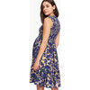 The Women's Ana Dress, Navy Floral - Dresses - 3