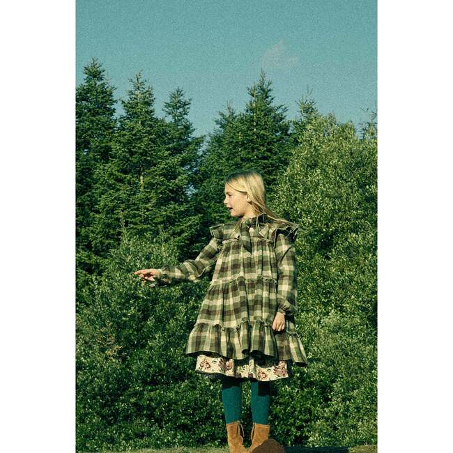 Checkered Midi Dress - Dresses - 3