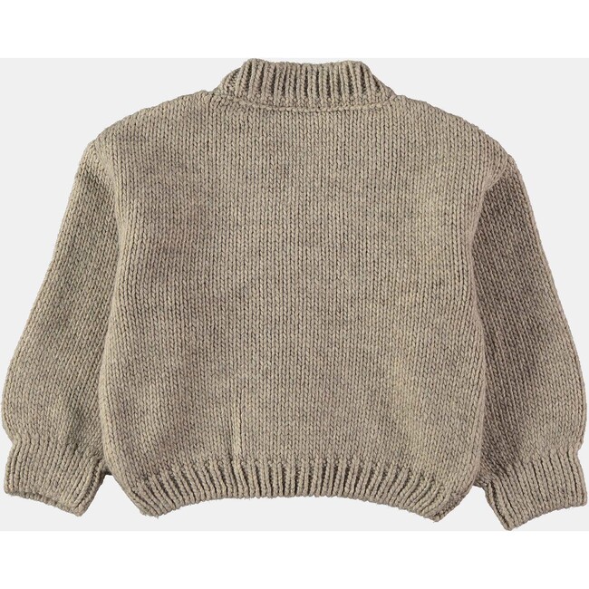 Rose Smoke Knit Embroidered Cardigan - Cardigans - 2