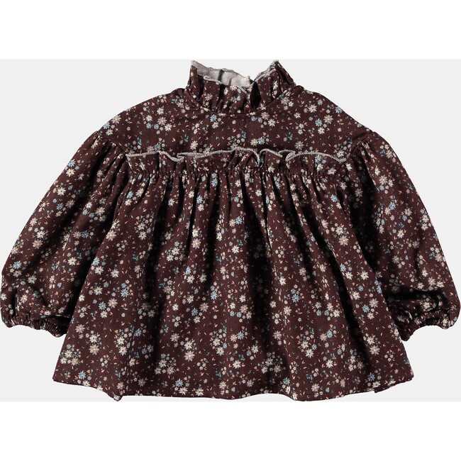 Baby Brown Flowers Blouse