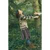 Brown Flowers Long Skirt - Skirts - 3
