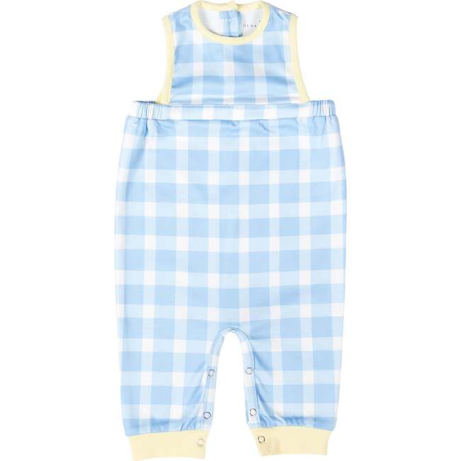 Lounger Longall, East Beach Blue Gingham - Overalls - 1