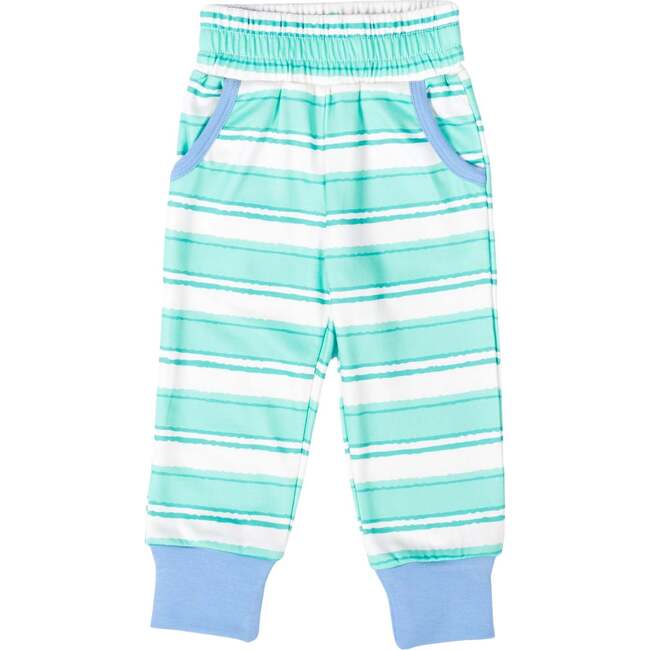 Playground Pants, Ocean Forest Stripe - Pants - 1