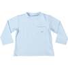 Long Sleeve Tucker Tee, Bay Tree Blue - Shirts - 1 - thumbnail