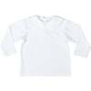 Long Sleeve Teddy Peter Pan, Classic White - Shirts - 1 - thumbnail