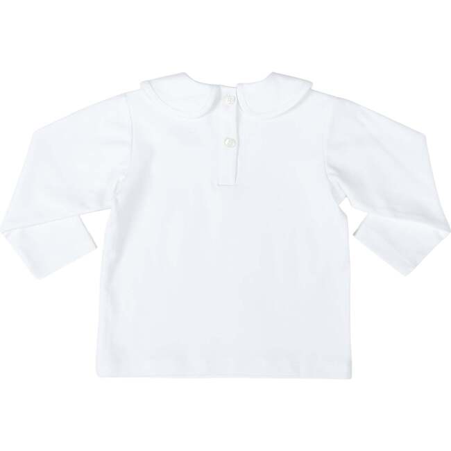 Long Sleeve Teddy Peter Pan, Classic White