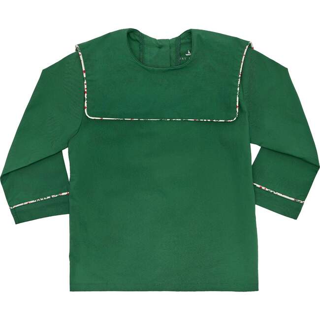 Long Sleeve Barrett Bib Shirt, Grafton Green - Shirts - 1