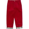 Bradford Trousers, Oxford Red Velvet - Pants - 1 - thumbnail
