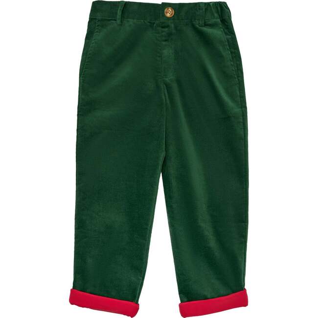 Bradford Trousers, Grafton Green Velvet - Pants - 1