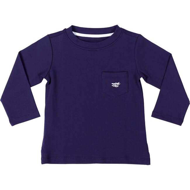 Long Sleeve Tucker Tee, Narragansett Navy - Shirts - 1