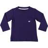 Long Sleeve Tucker Tee, Narragansett Navy - Shirts - 1 - thumbnail