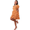 Women's Free Spirit Dress, Clementine - Dresses - 1 - thumbnail