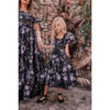 Girls Wendy Dress, Black Floral - Dresses - 2