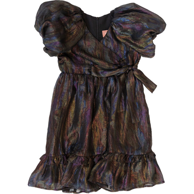 Girls Pixie Dress, Black - Dresses - 1