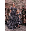Girls Wendy Dress, Black Floral - Dresses - 3