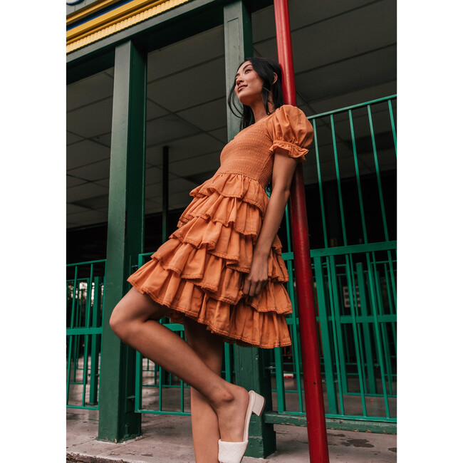 Women's Free Spirit Dress, Clementine - Dresses - 3