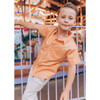 Boys Free Spirit Button Down, Clementine - Shirts - 4