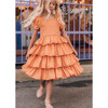 Girls Free Spirit Dress, Clementine - Dresses - 4