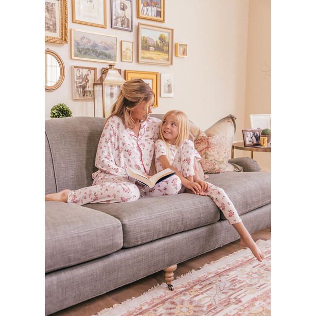 Girls Enchanted Rose Pajama Set - Dresses - 4