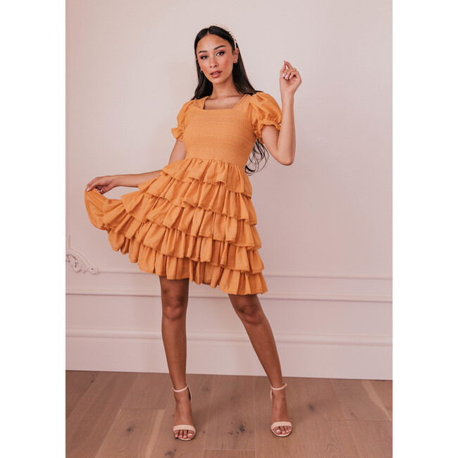 Women's Free Spirit Dress, Clementine - Dresses - 4