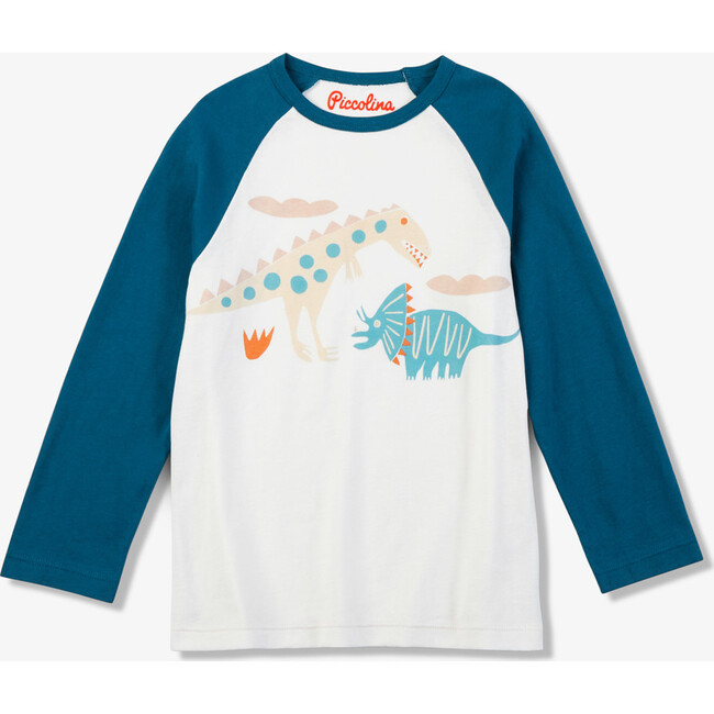 Graphic Long Sleeve Raglan Tee, Paleontology