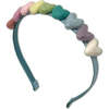 Rainbow Hearts Headband, Blue - Hair Accessories - 2