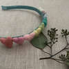 Rainbow Hearts Headband, Blue - Hair Accessories - 5